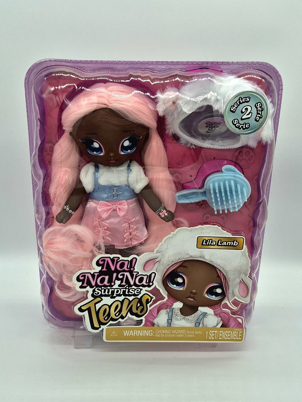 Na Na Na Surprise Teens Lila Lamb Series 2 Doll New Sealed